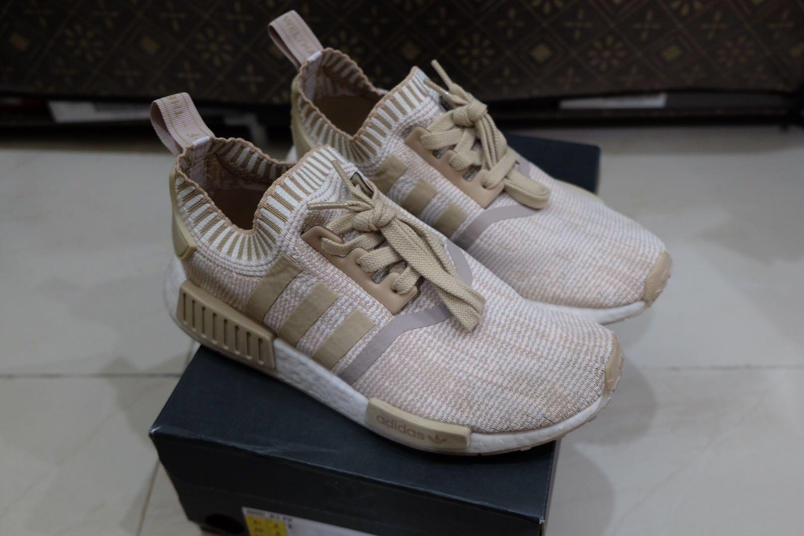 Adidas NMD R1 Primeknit Linen Khaki original