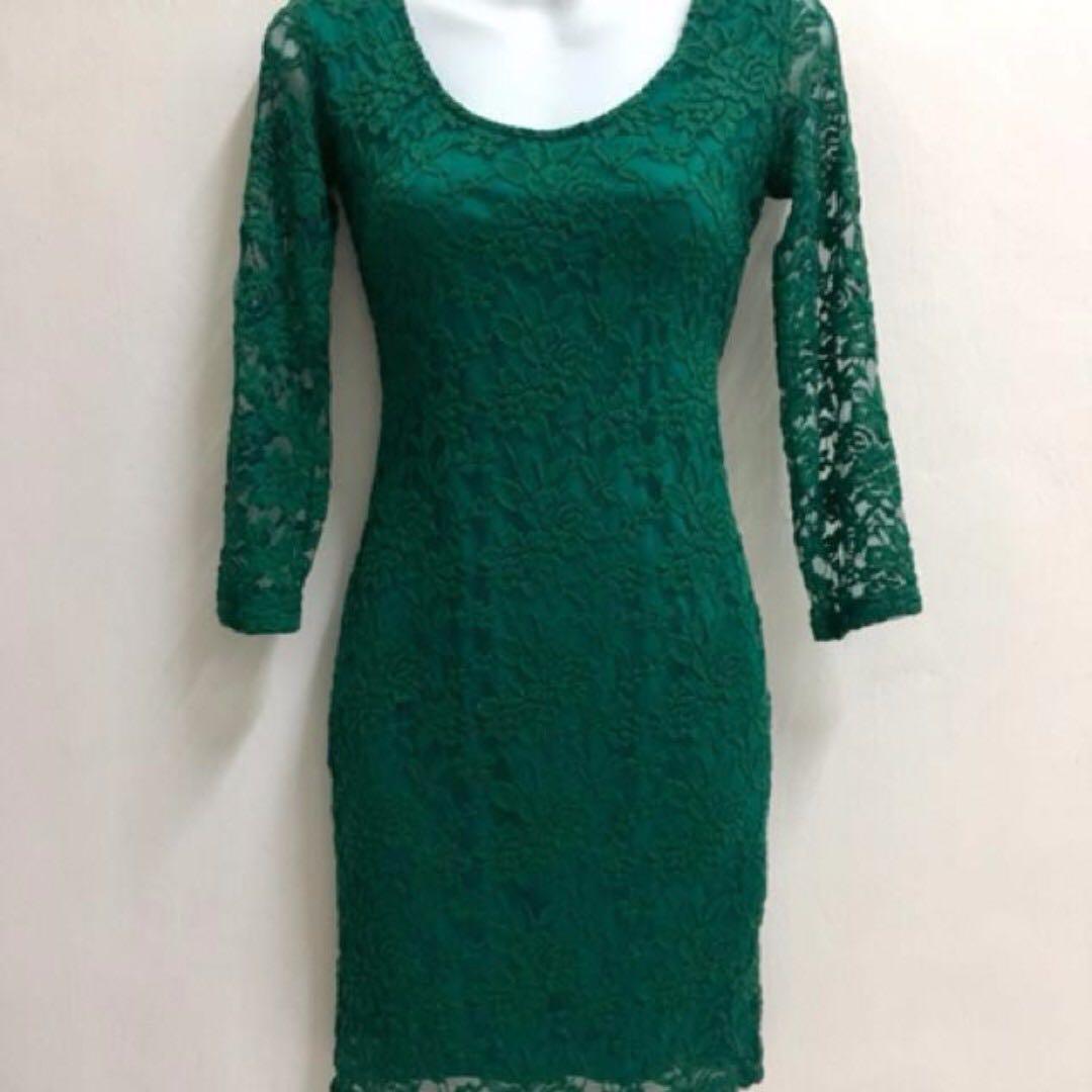 Dorothy perkins emerald green dress sales