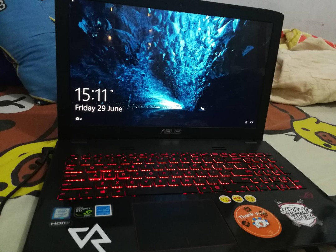 Asus Rog Gl552vw Cn656d Bekas Like New Murah Spesifikasi Tertinggi Elektronik Komputer Laptop Di Carousell