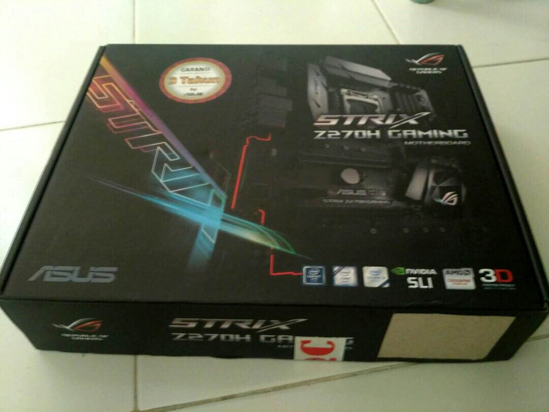 Asus Rog Strix Z270h 1151 Motherboard Elektronik Komputer Desktop Di Carousell