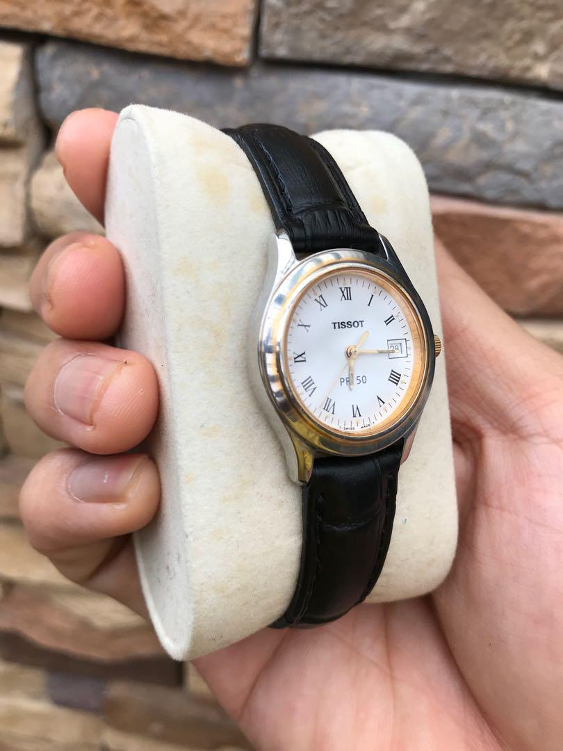 Tissot pr50 new arrivals leather strap