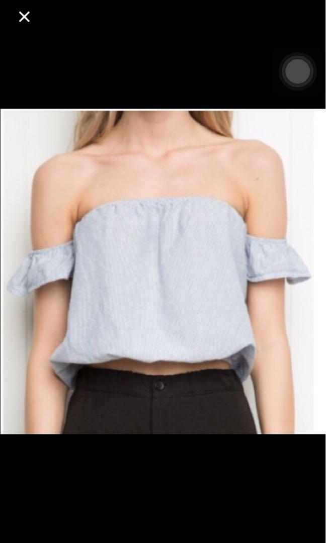 Beccah Off Shoulder Top Brandy Melville Women S Fashion Clothes