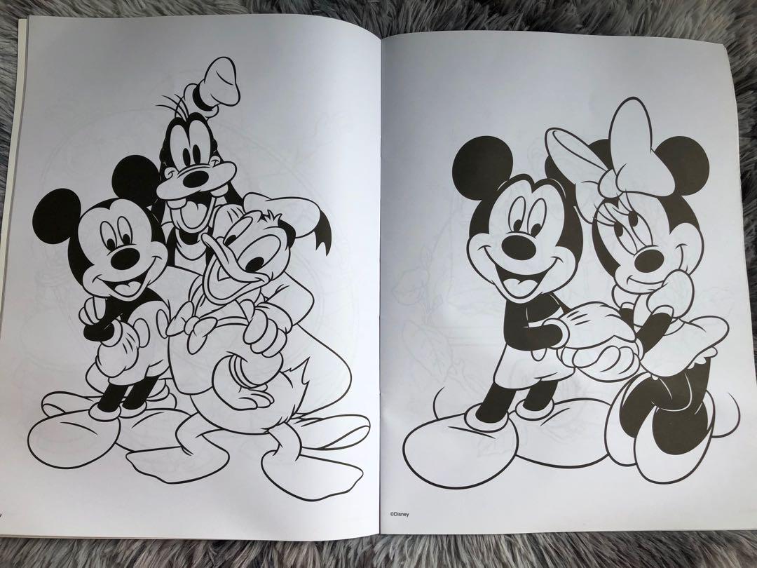 BN Mickey Colour Felt Pens + Disney On Ice Coloring Book Free ...