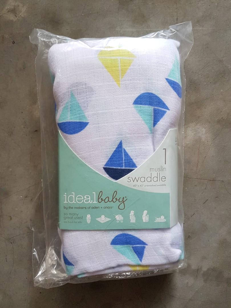 BNIP Ideal Baby muslin swaddle Babies Kids Baby Nursery Kids Furniture Cots Cribs on Carousell
