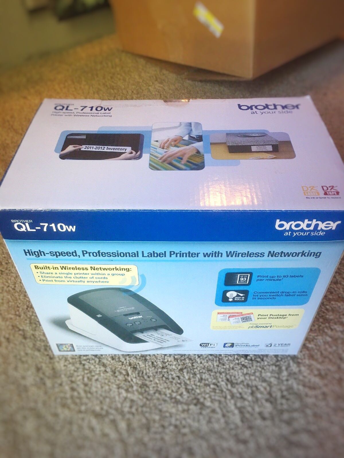 Brother High-Speed Label Printer with Wireless Networking ...