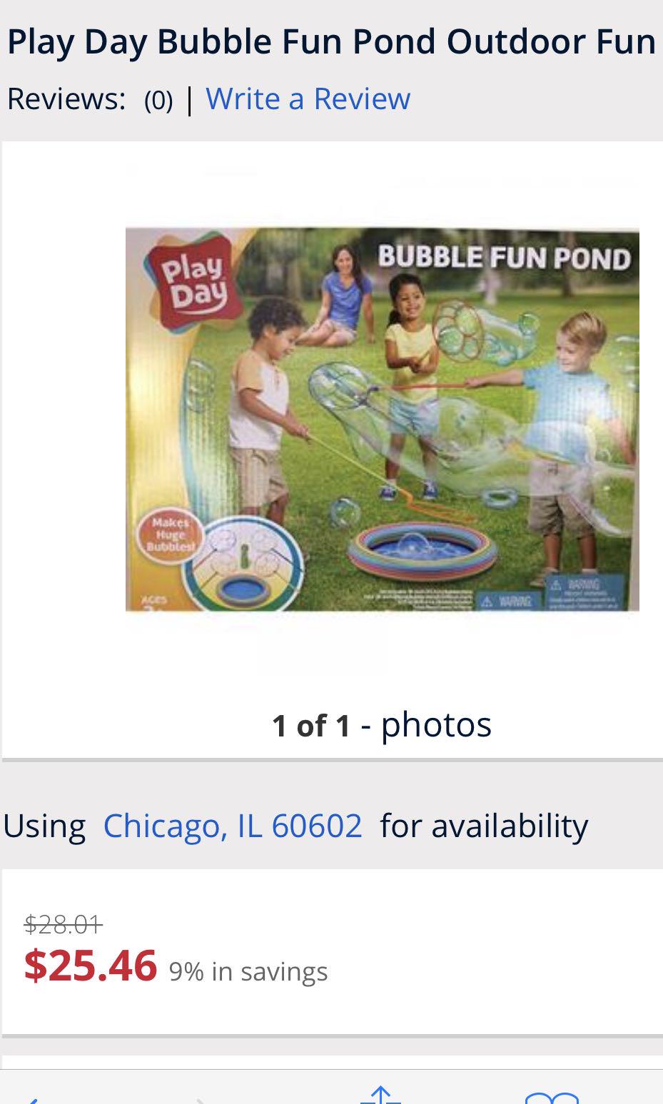 Play day top bubble fun pond