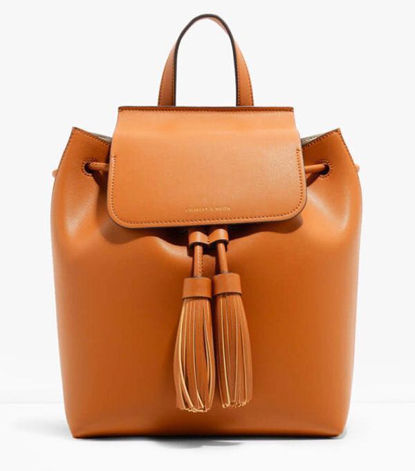 Charles and keith tassel backpack Clearance