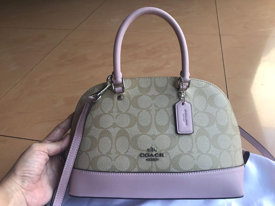 Coach mini sierra authentic, Fesyen Wanita, Tas & Dompet di Carousell