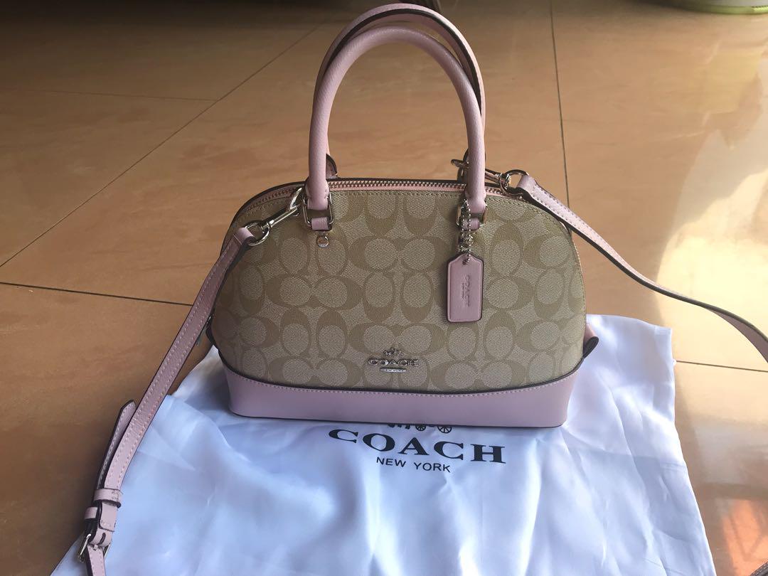Coach mini sierra authentic, Fesyen Wanita, Tas & Dompet di Carousell