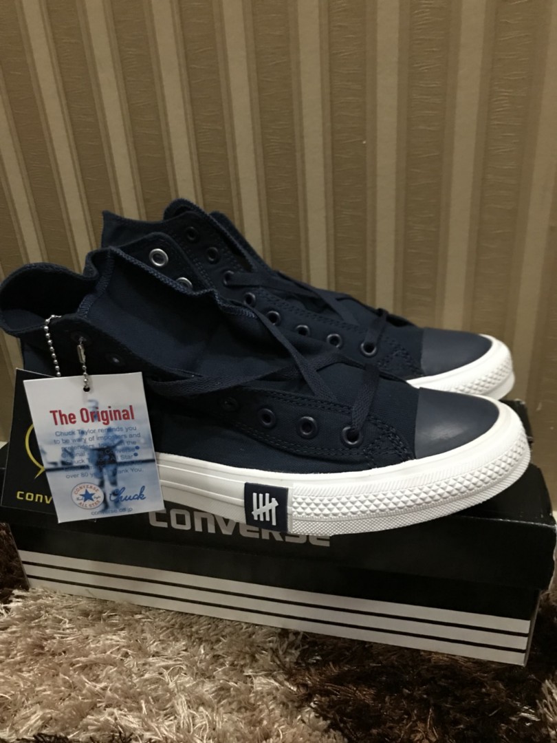 Converse CT undefeated navy Fesyen Pria Sepatu Sneakers di