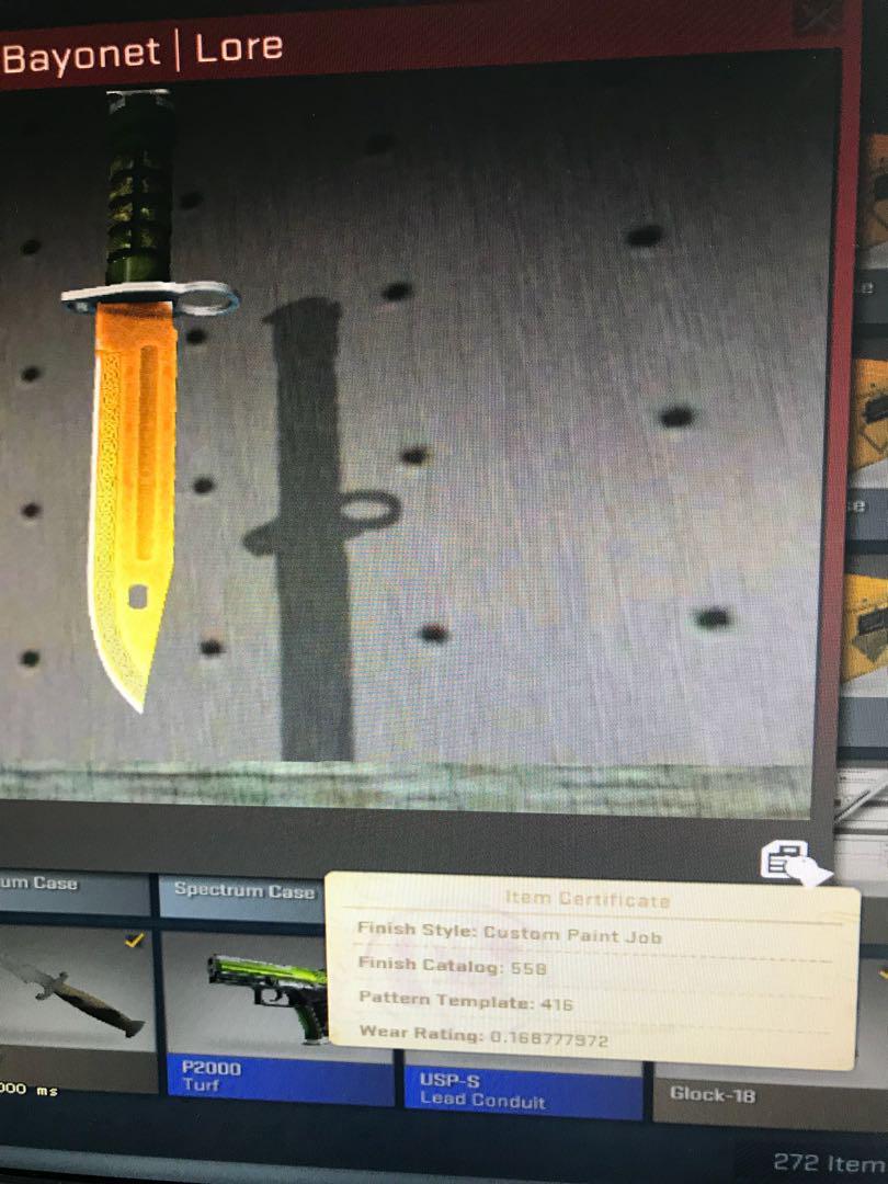 CSGO Knife Lore, Video Gaming, Gaming Accessories, Game Gift