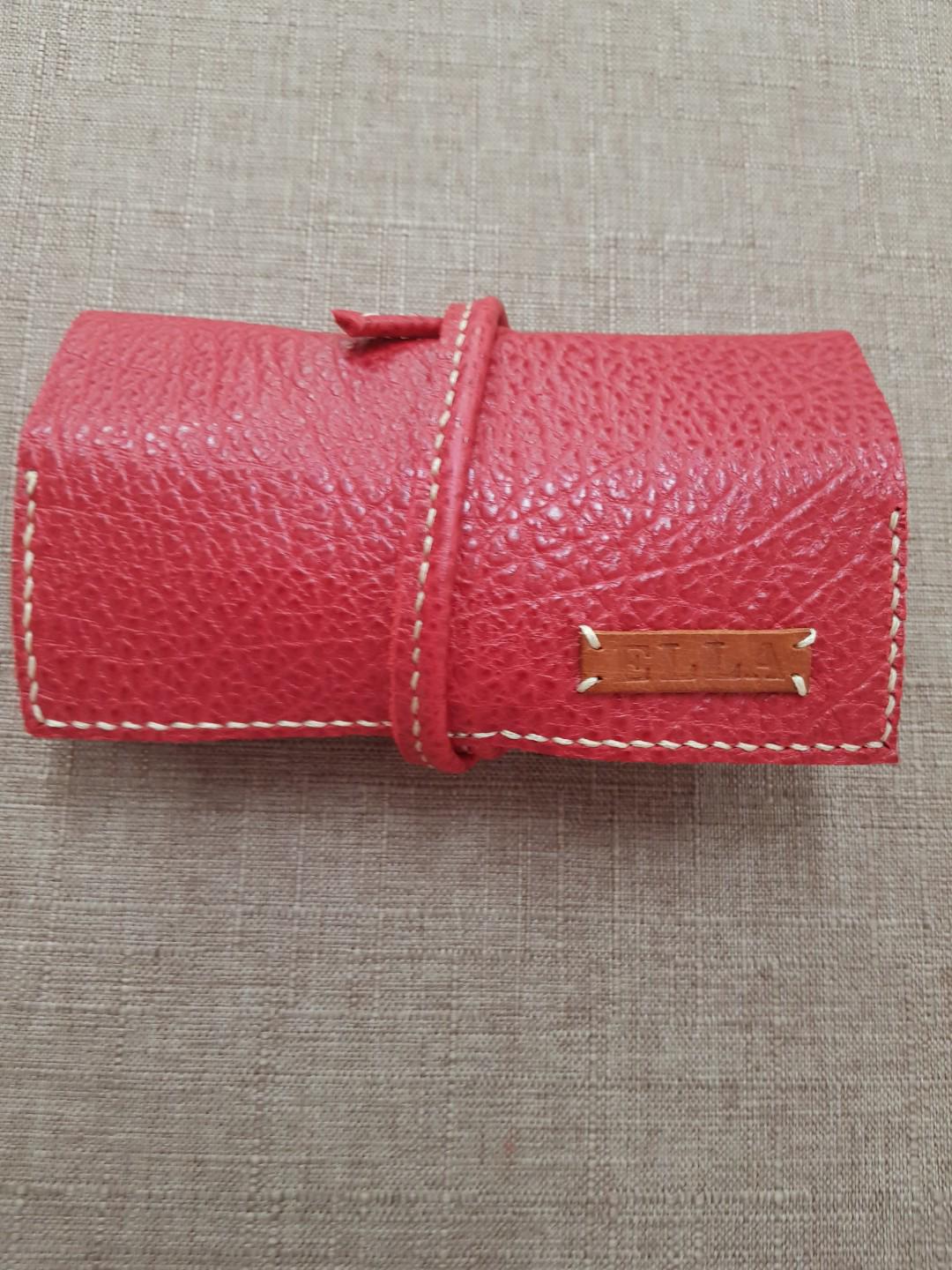 Customized 100% pure leather cord/ gadget rolled organizer (Category: Purses & Pouches) located in Paranaque City. Submitted by candidacm (Listing ID 176997857, Image 1). Description: .