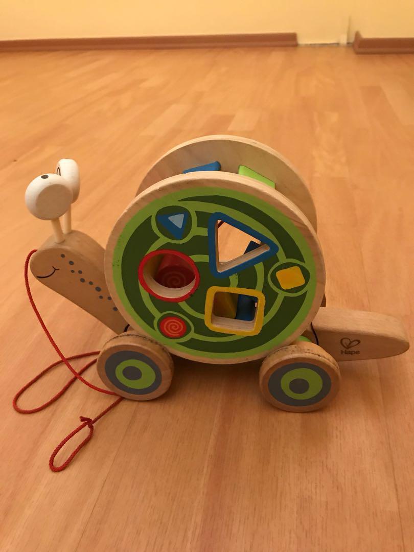hape snail toy