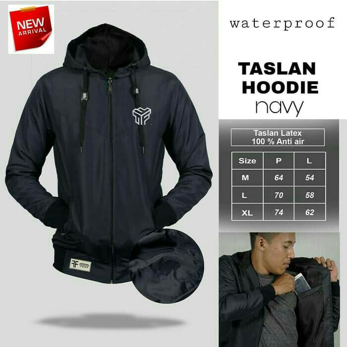 Jaket taslan hoodie online