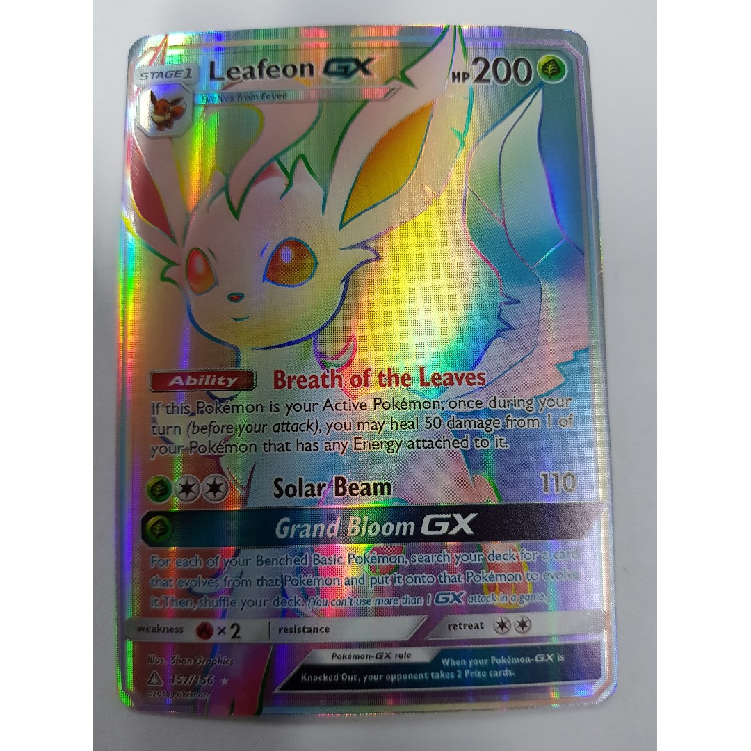 Leafeon Gx Rainbow Rare Toys Games Board Games Cards On Carousell 96% — proxy — formats — discussion: leafeon gx rainbow rare