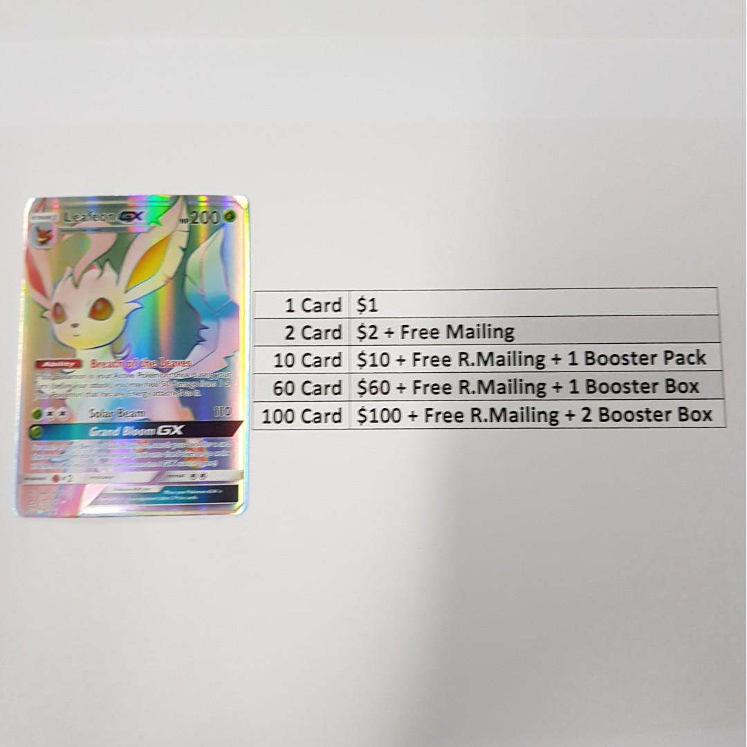 Leafeon Gx Rainbow Rare Toys Games Board Games Cards On Carousell Would you like to tell us about a lower price? leafeon gx rainbow rare