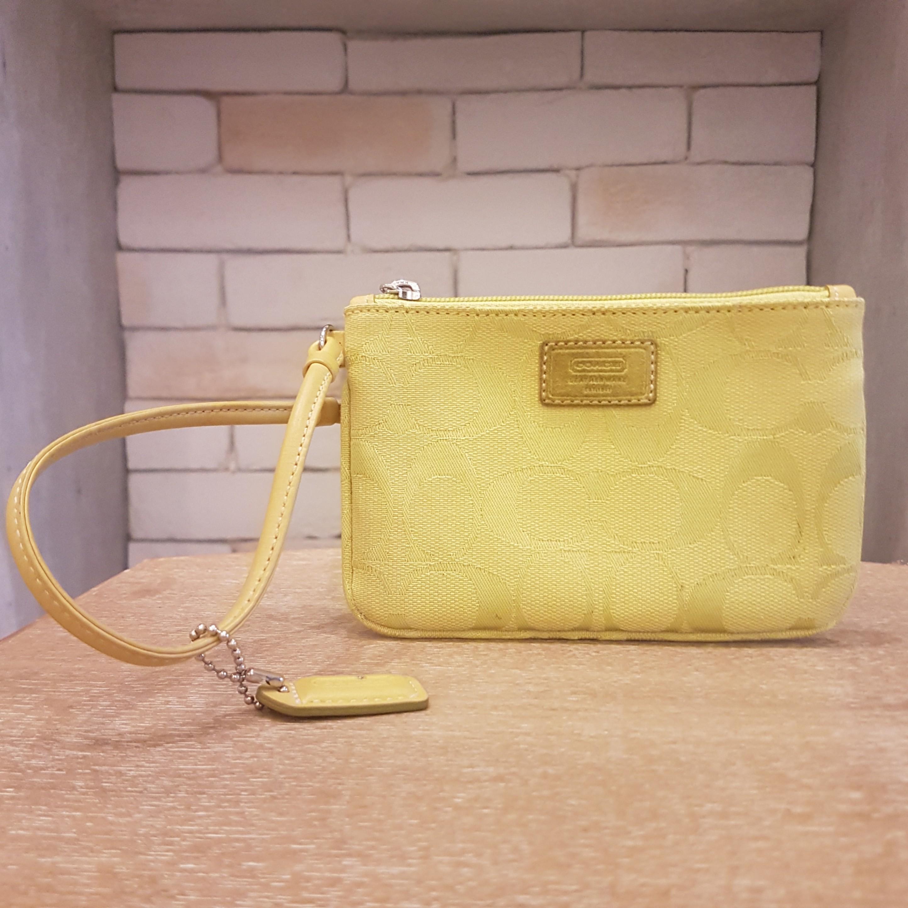 Lime green clearance coach wallet