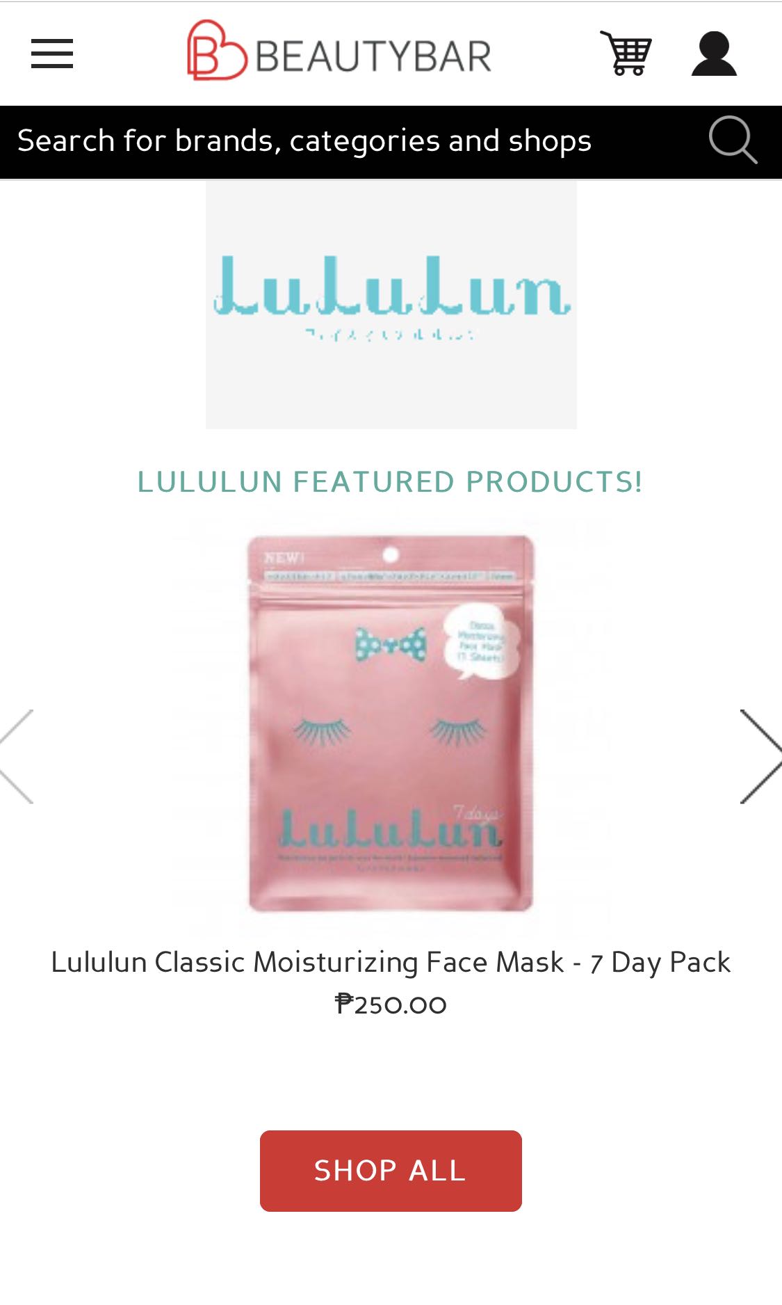 Lululun Classic Moisturizing Face Mask 7day Pack, Beauty & Personal