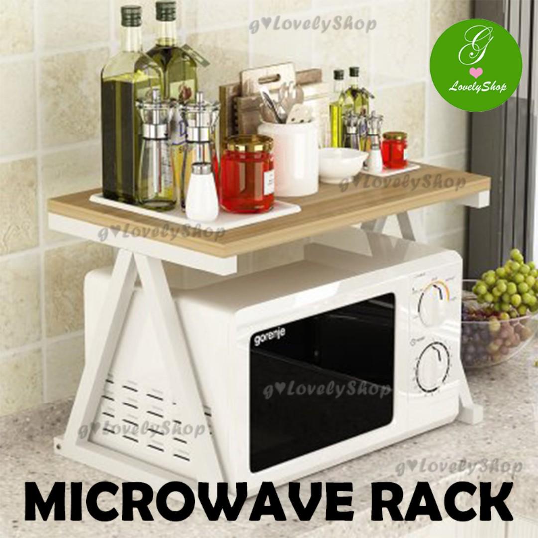 Microwave Rack Kitchen Space Saver Triangular Frame Furniture
