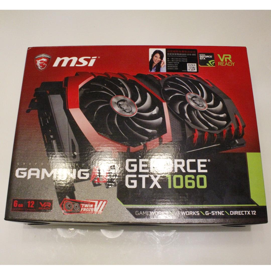 微星msi Gtx1060 Gaming X 6g Vr Ready 紅龍信仰電競顯示卡 電腦3c 電腦零件週邊在旋轉拍賣