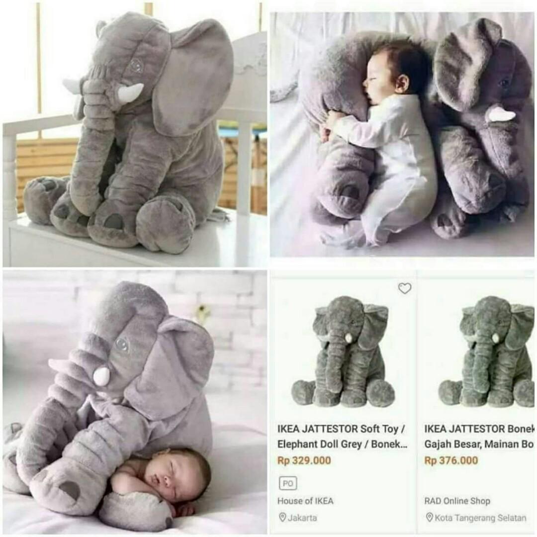 Murah Ikea Jattestor Elephant Doll Bayi Anak Mainan Baby Walker Di Carousell
