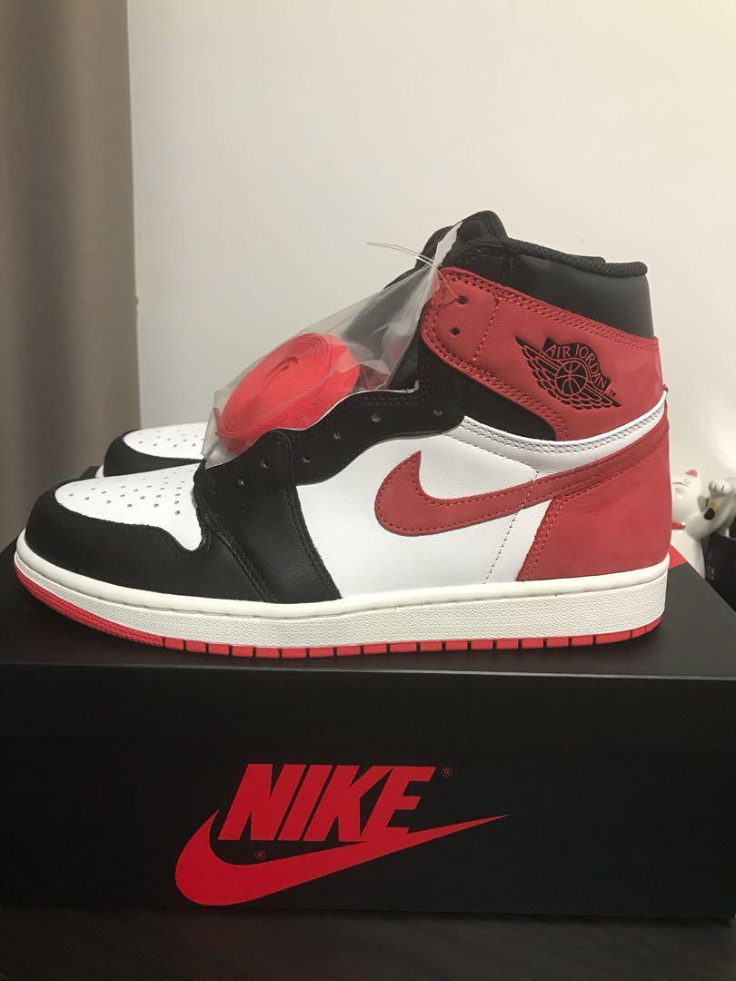 Nike Air Jordan Retro High Track Red “BEST HAND IN THE GAME”, Men's Fashion, Footwear, Sneakers on Carousell