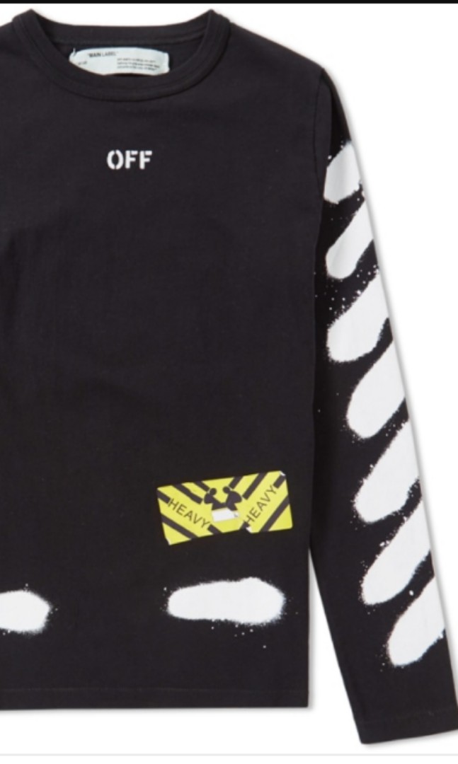 Off white spray long sleeve online