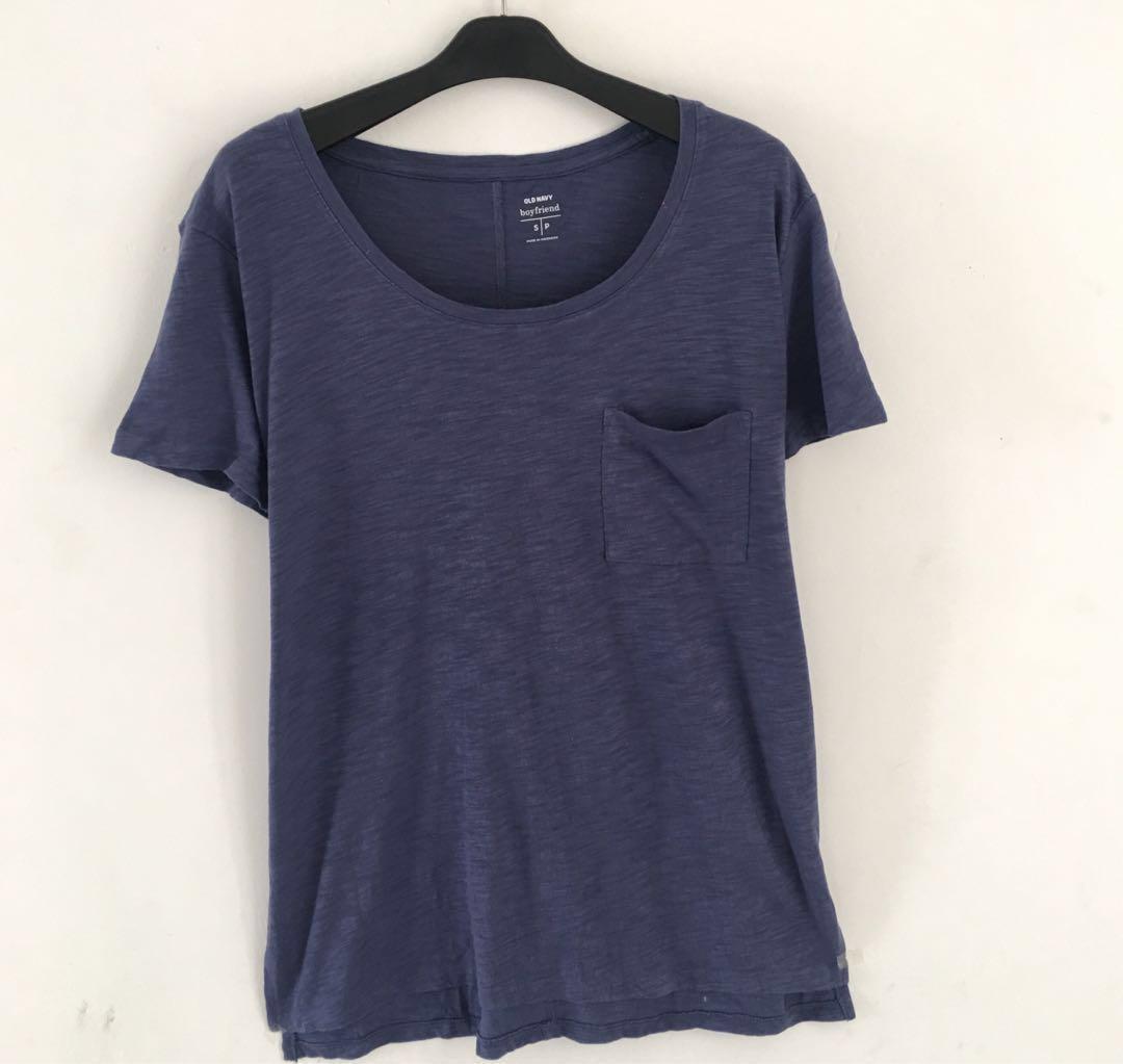 OLD NAVY women boyfriend Pocket Tee 