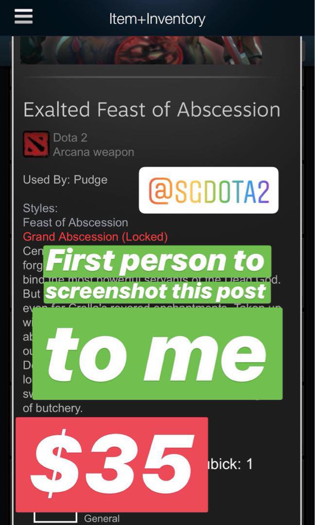 Pudge Arcana Promo Dota2 Cheap Exalted Feast Of Abscession Toys