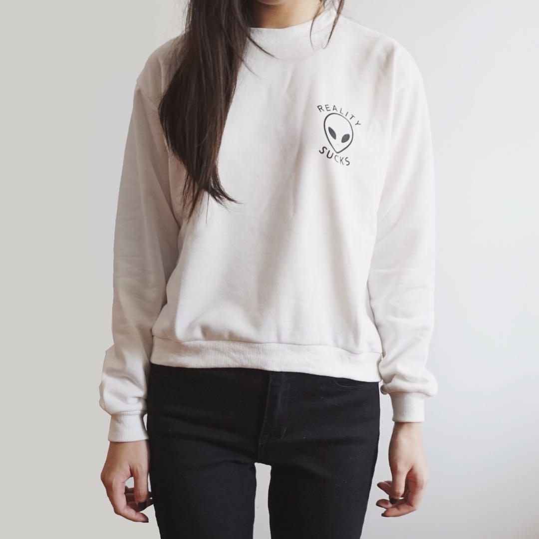 Reality sucks sweater shop
