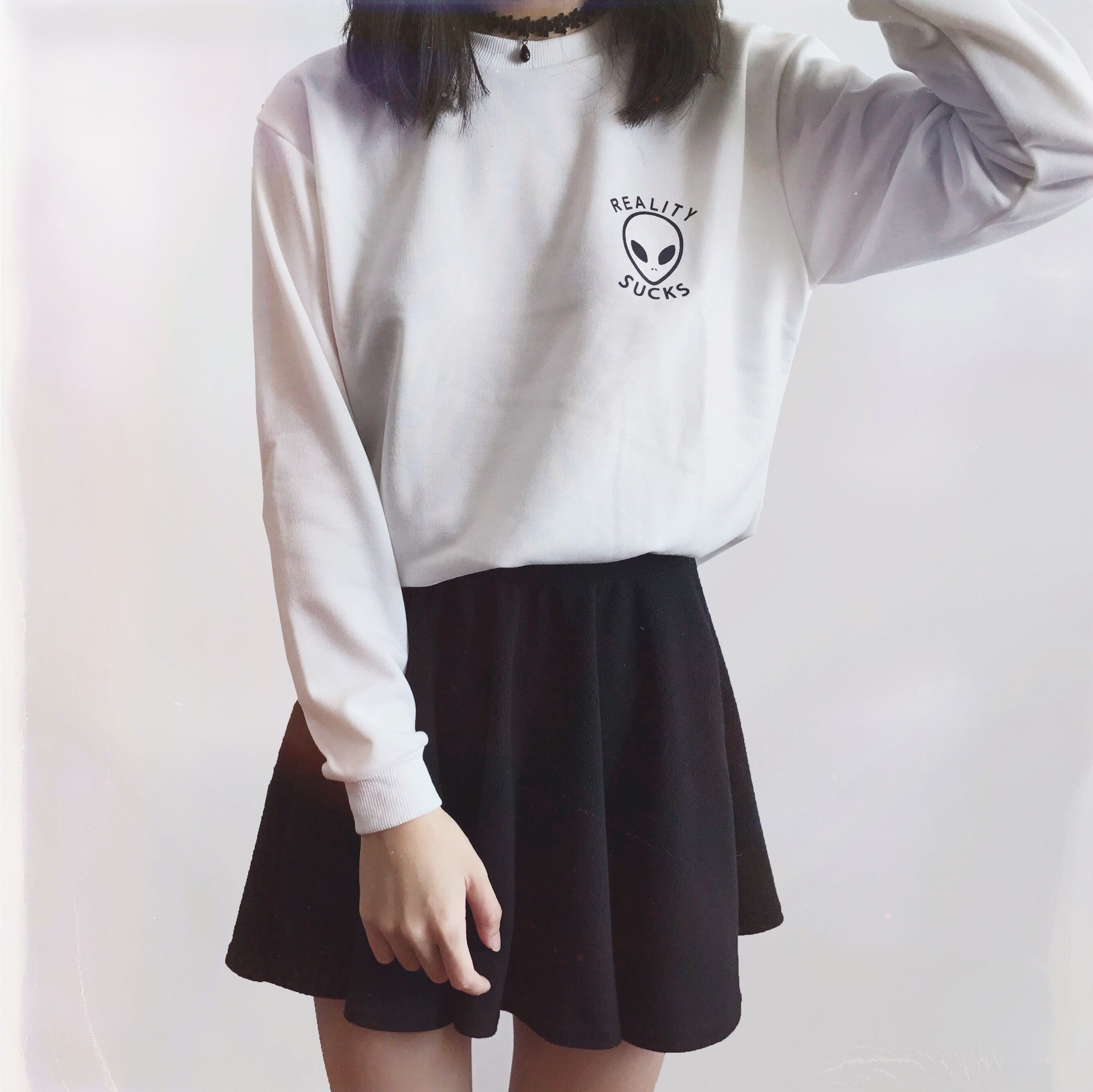 reality sucks sweater