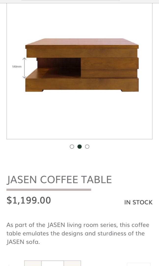 Scanteak Jansen Table Furniture Tables Chairs On Carousell
