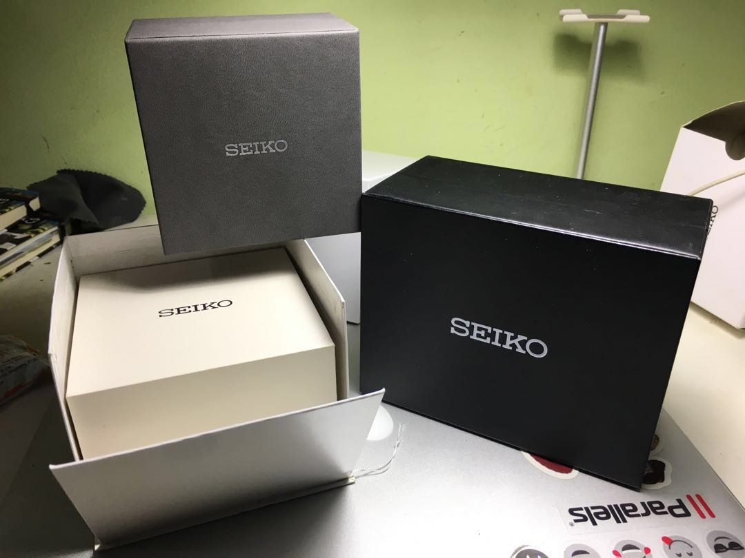 SEIKO boxes, Men's Fashion, Watches & Accessories, Watches on Carousell