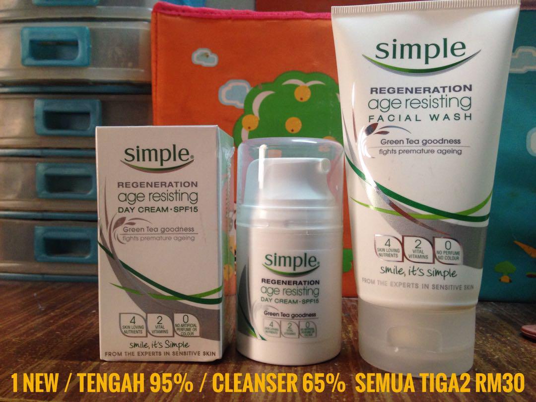 Simple Cream Siang Dan Cleanser Health Beauty Skin Bath Body On Carousell
