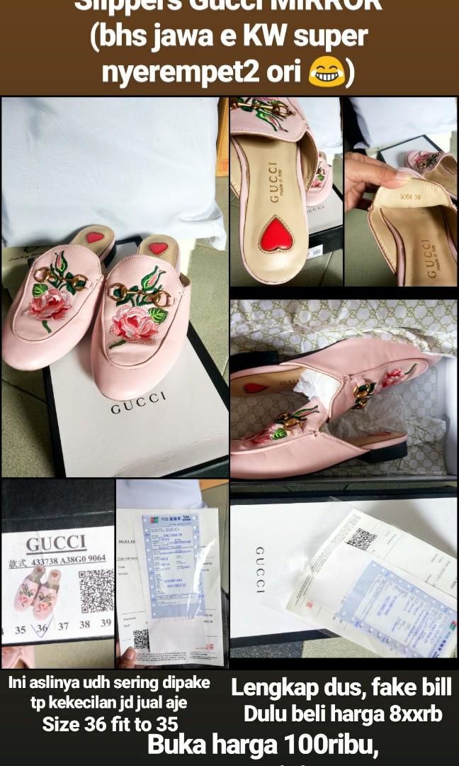 harga slipper gucci