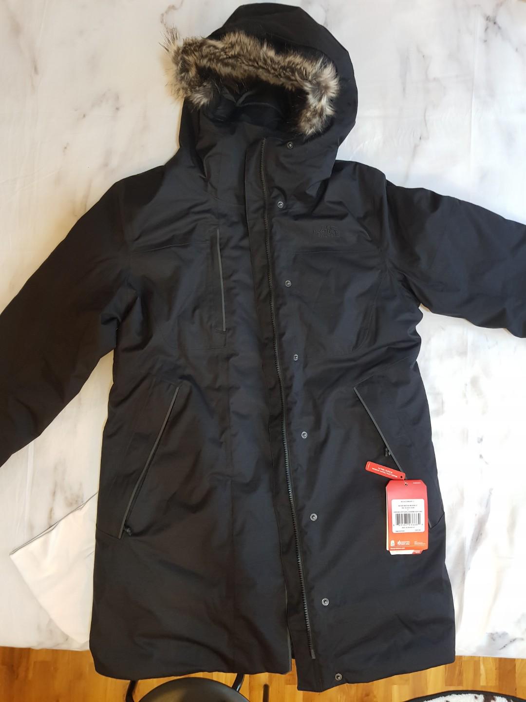 north face snow down parka