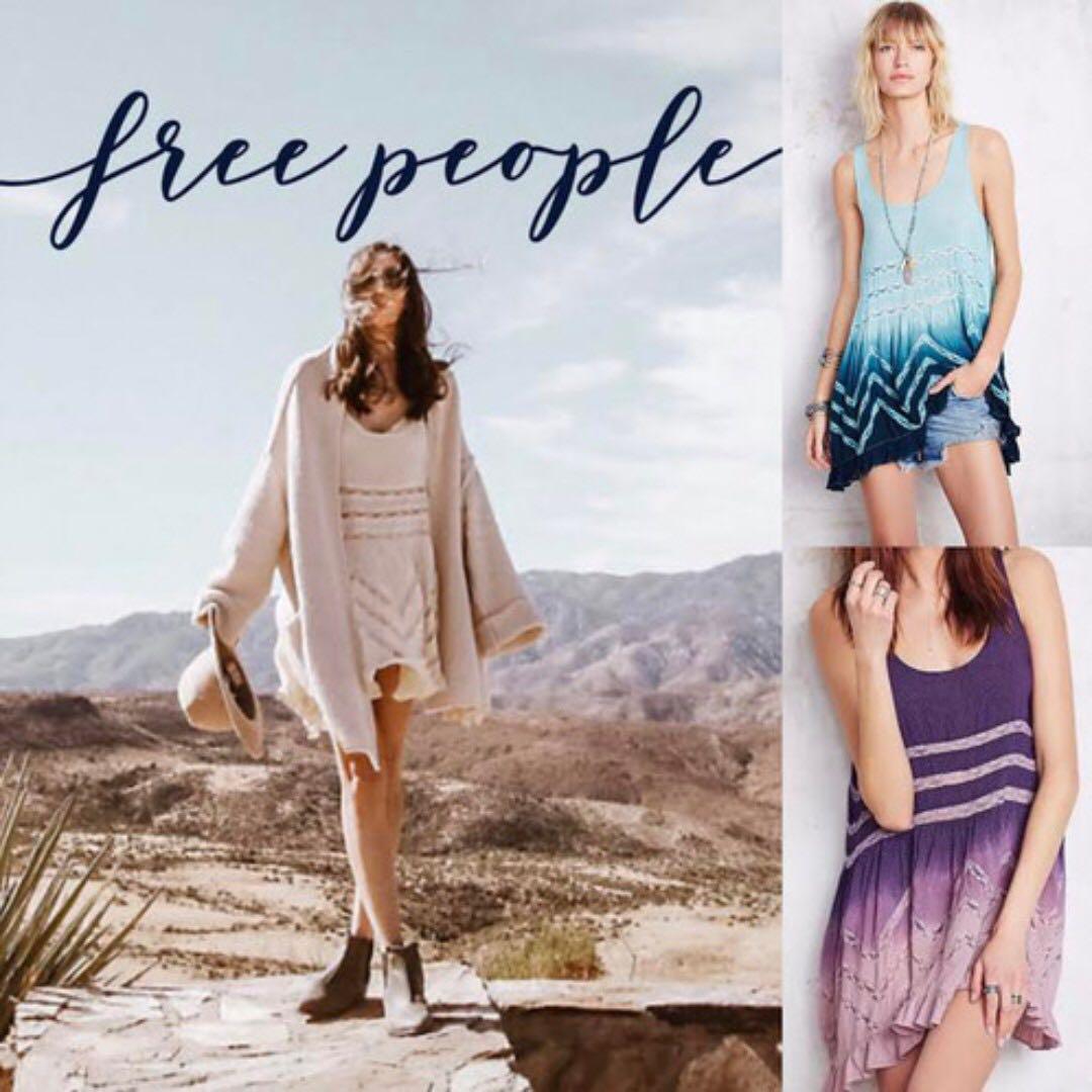 Free people hot sale ombre dress