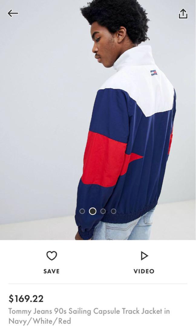 Tommy jeans cheap 90s track jacket