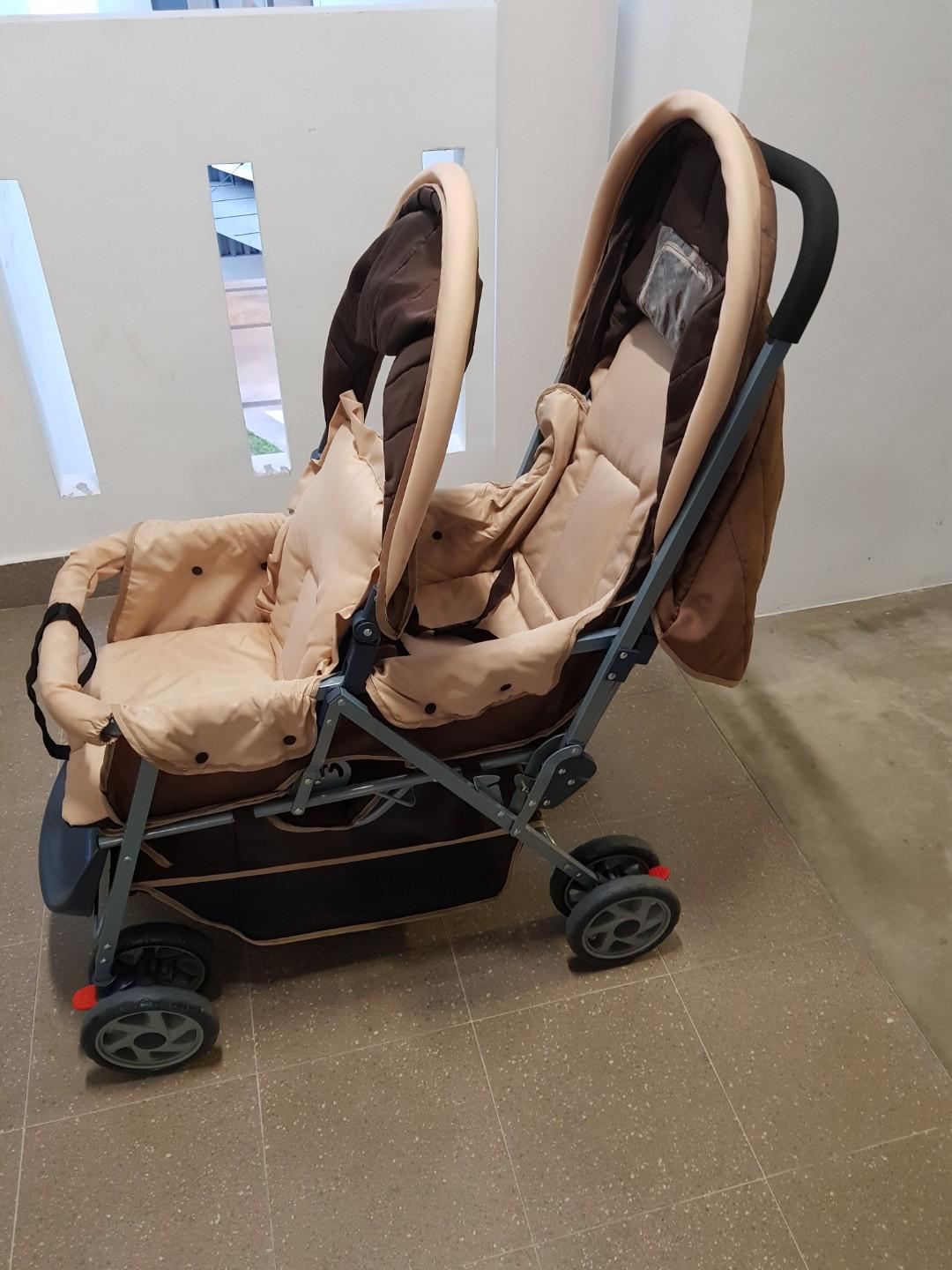 Used double stroller for store sale