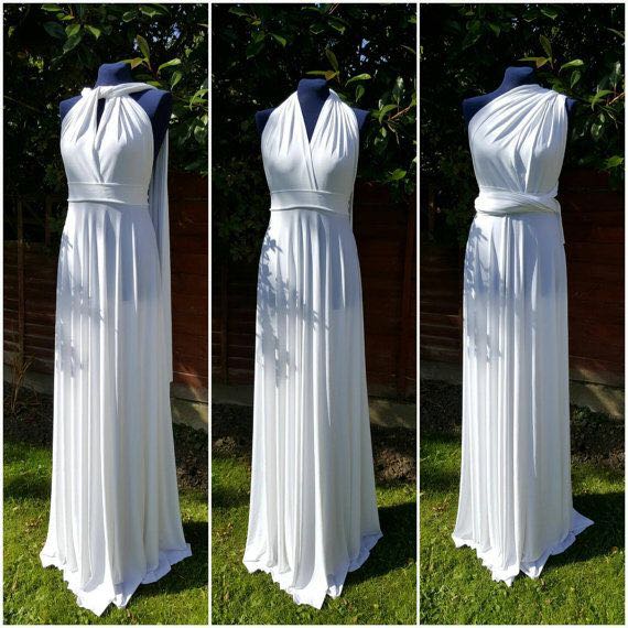 infinity white dress