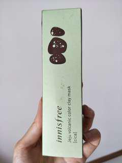 Innisfree jeju volcanic color clay mask cica (green)
