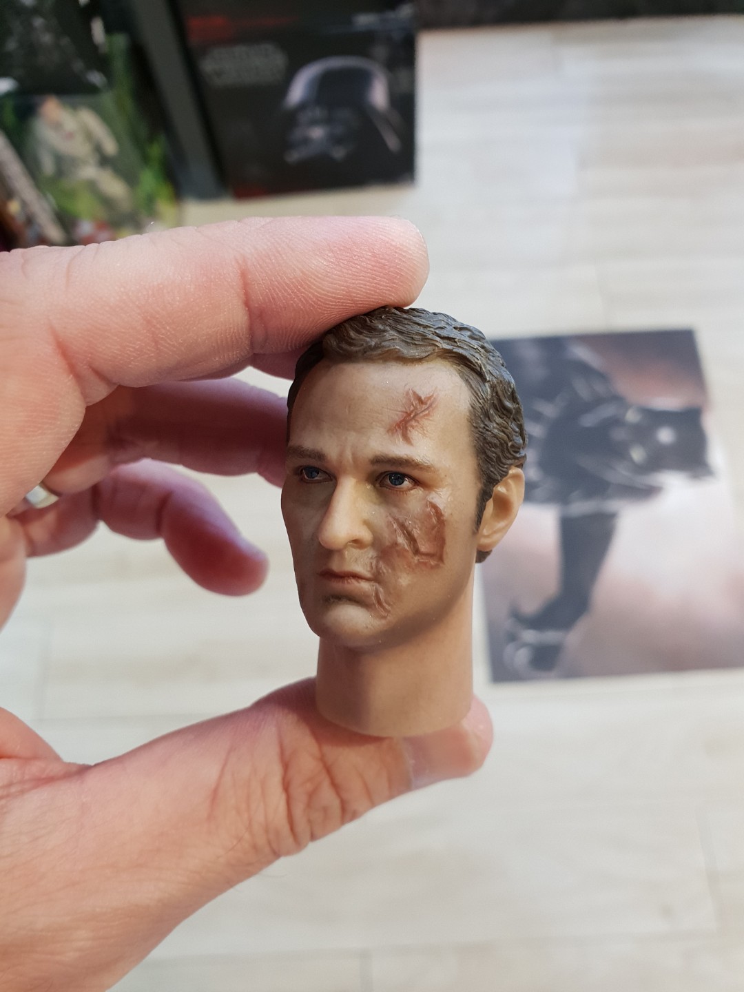 1 6 Scale John Corner Battle Damaged Scar Face Head Headsculpt Hobbies Toys Toys Games On Carousell