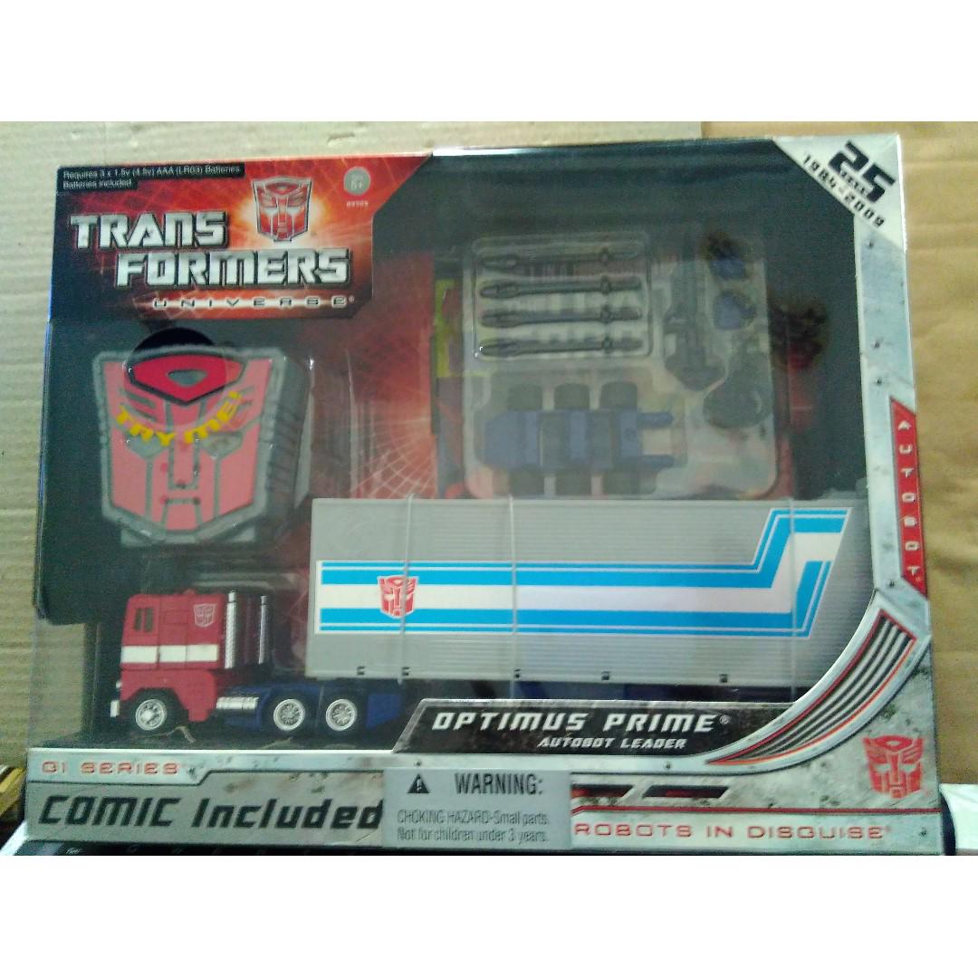 transformers universe 25th anniversary optimus prime