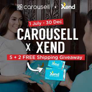Xend 5+2 Free Shipping Giveaway