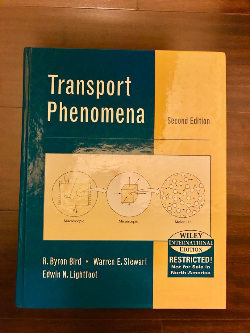 保留中］原文書單操輸送Transport Phenomena / Bird & Stewart