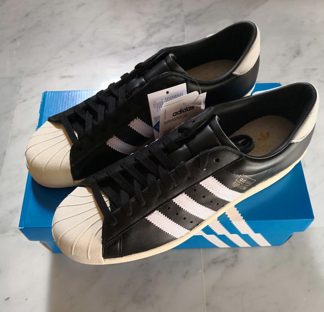 Adidas superstar deals og black
