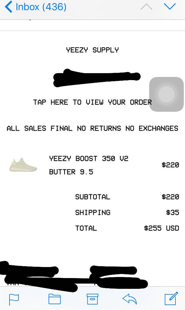 Yeezy cheap supply butter