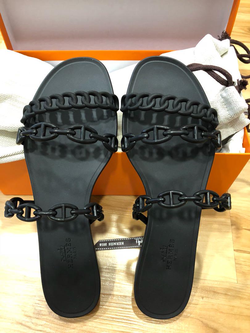 authentic hermes sandals