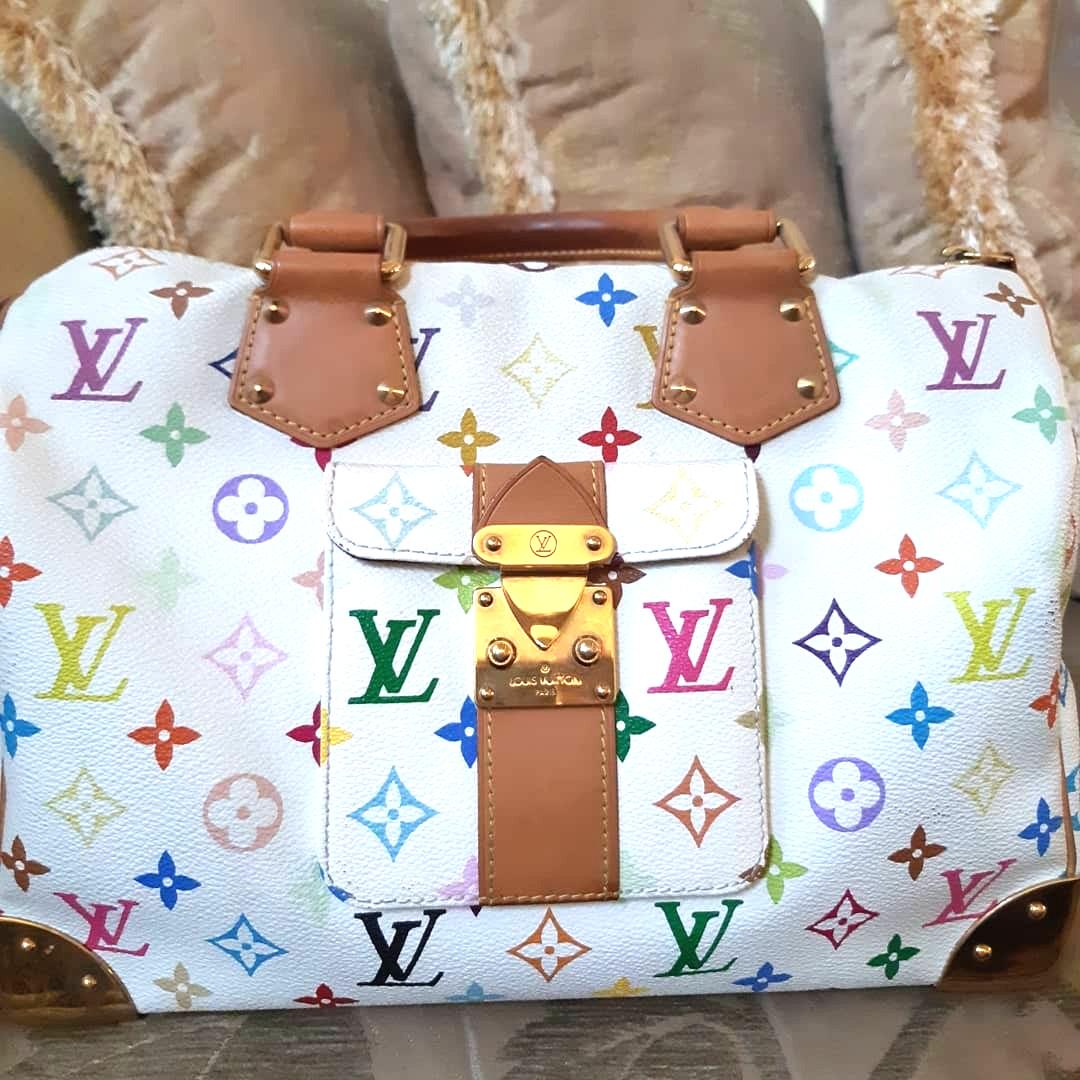 Jual Tas LV multicolor original Authentic Second Preloved Branded Bag -  Fashion Wanita - 884306206