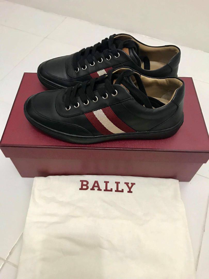 bally oriano leather sneakers